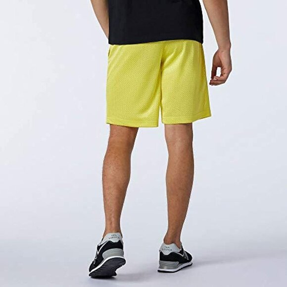New Balance Men's NB Essentials Mesh Short, First Light , Small - Picture 3 of 5